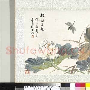 清张熊花卉草虫册 册 (六）|1幅|10.51 MB|高清下载