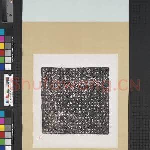 唐故锦州参军上柱国太原王府君庭芝墓志詺墨拓本 轴|1幅|9.02 MB|高清下载