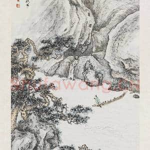 民国金城松溪渡舟 轴|8幅|78.2 MB|高清下载