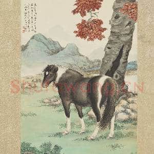 民国马晋画马金城补图 轴|4幅|40.57 MB|高清下载