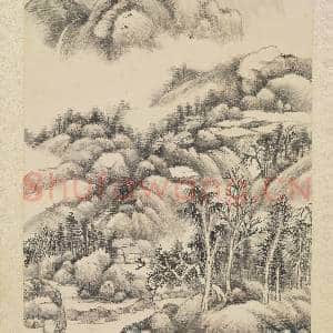 民国吴湖帆春山晴暖 轴|4幅|38.84 MB|高清下载