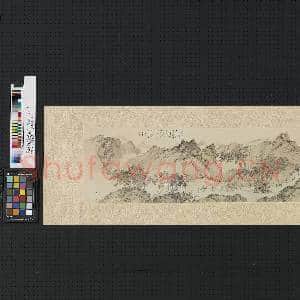 民国溥儒秋山行旅图 单片|1幅|8.34 MB|高清下载
