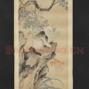 清张熊花鸟四屏 轴 耄耋图|4幅|30.43 MB|高清下载