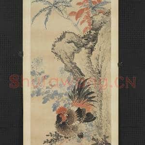 清张熊花鸟四屏 轴 秋阶艳卉|4幅|31.18 MB|高清下载