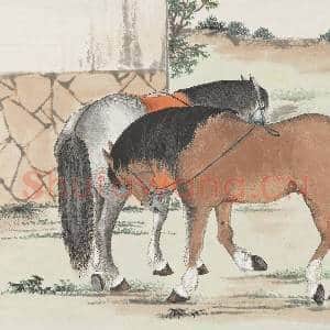 清赵叔孺庭前双骏 单片|6幅|53.98 MB|高清下载