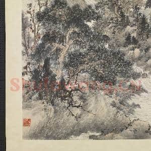 民国萧俊贤山水 轴|5幅|50.25 MB|高清下载