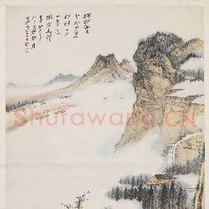 民国张大千林荫清话 轴|1幅|9.63 MB|高清下载