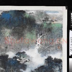 民国杨善深春山远望 未裱|4幅|40.96 MB|高清下载