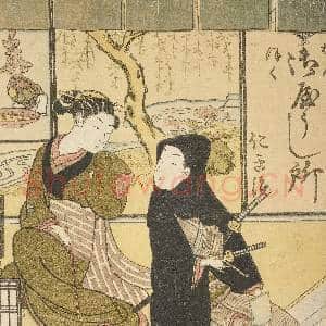 日本江户时代铃木春信浅草的晴岚|1幅|11.99 MB|高清下载