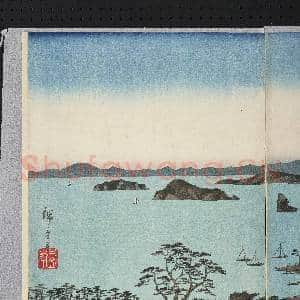 日本江户时代歌川广重雪月花 武阳金泽八胜夜景|2幅|20.76 MB|高清下载