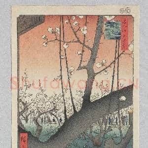 日本江户时代歌川广重名所江户百景 龟户梅屋舗|1幅|13.69 MB|高清下载