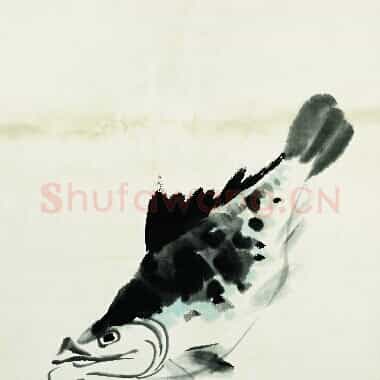 近现代齐白石国画《鱼虾册页-04.TIF》高清大图资源下载