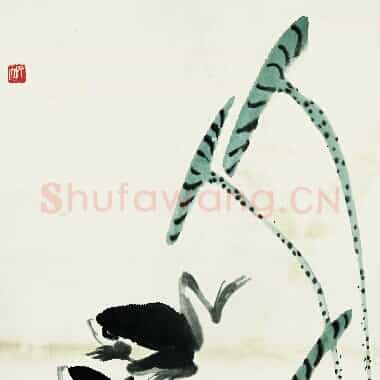 近现代齐白石国画《鱼虾册页-06.TIF》高清大图资源下载