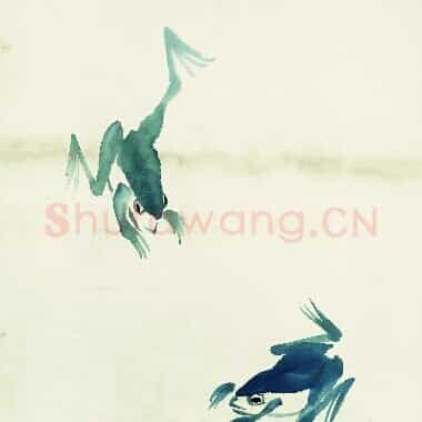 近现代 齐白石国画 鱼虾册页-18 超高清图片网盘下载