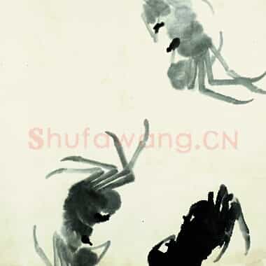 近现代齐白石国画《鱼虾册页-19.TIF》高清大图资源下载