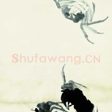 近现代齐白石国画《鱼虾册页-23.TIF》高清大图资源下载