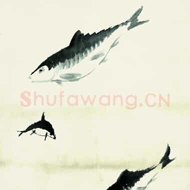 近现代 齐白石国画 鱼虾册页-25 超高清图片网盘下载