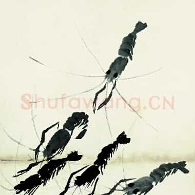 近现代齐白石国画《鱼虾册页-28.TIF》高清大图资源下载