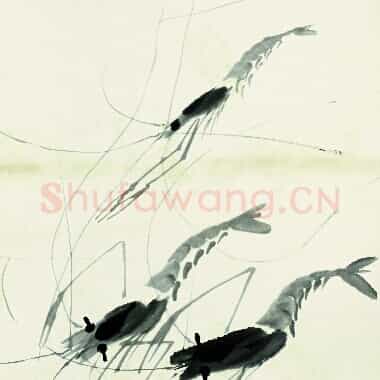 近现代齐白石国画《鱼虾册页-31.TIF》高清大图资源下载