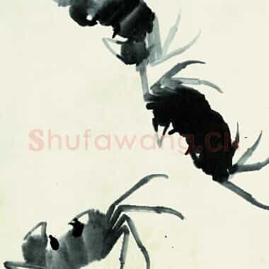 近现代齐白石国画《鱼虾册页-36.TIF》高清大图资源下载