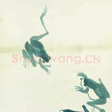 近现代 齐白石国画 鱼虾册页-38 超高清图片网盘下载