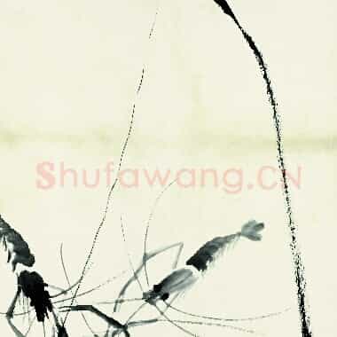 近现代齐白石国画《鱼虾册页-41.TIF》高清大图资源下载