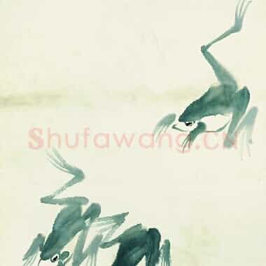 近现代 齐白石国画 鱼虾册页-42 超高清图片网盘下载