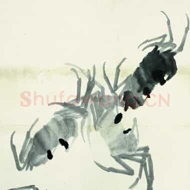 近现代 齐白石国画 鱼虾册页-49 超高清图片网盘下载