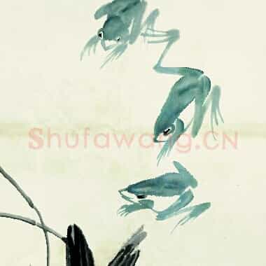 近现代 齐白石国画 鱼虾册页-50 超高清图片网盘下载