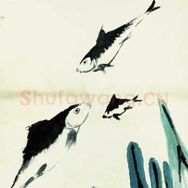 近现代 齐白石国画 鱼虾册页-59 超高清图片网盘下载