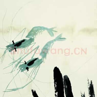 近现代齐白石国画《鱼虾册页-63.TIF》高清大图资源下载