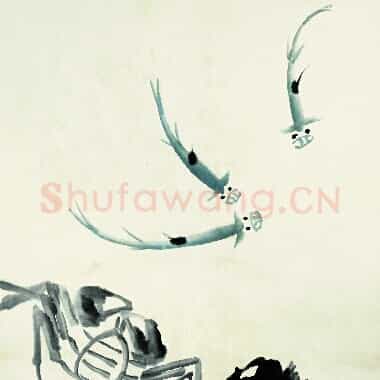 近现代 齐白石国画 鱼虾册页-65 超高清图片网盘下载