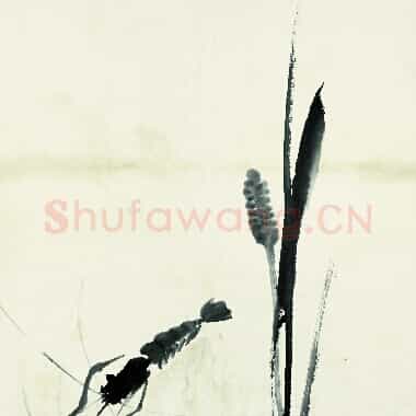 近现代齐白石国画《鱼虾册页-68.TIF》高清大图资源下载