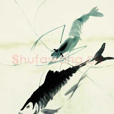 近现代 齐白石国画 鱼虾册页-69 超高清图片网盘下载