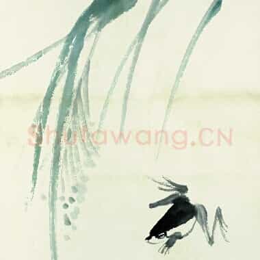 近现代齐白石国画《鱼虾册页-76.TIF》高清大图资源下载