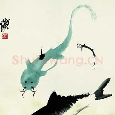 近现代 齐白石国画 鱼虾册页-81 超高清图片网盘下载