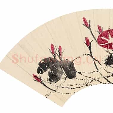 近现代 齐白石国画花鸟扇面作品 牵扇面 超高清图片网盘下载