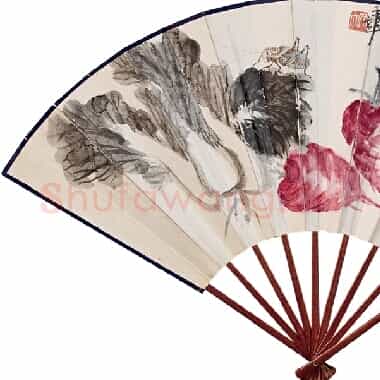 近现代齐白石国画花鸟扇面作品《扇面 正面-07.TIF》高清大图资源下载