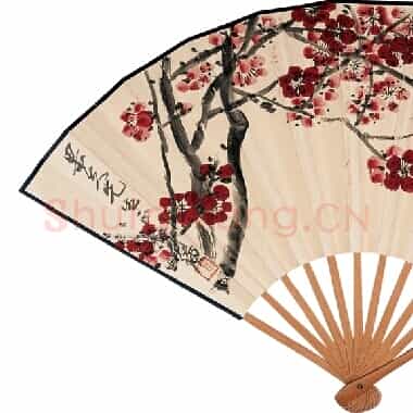 近现代 齐白石国画花鸟扇面作品 扇面 正面-08 超高清图片网盘下载