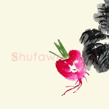 近现代齐白石国画花鸟扇面作品《扇面 A-01 .TIF》高清大图资源下载