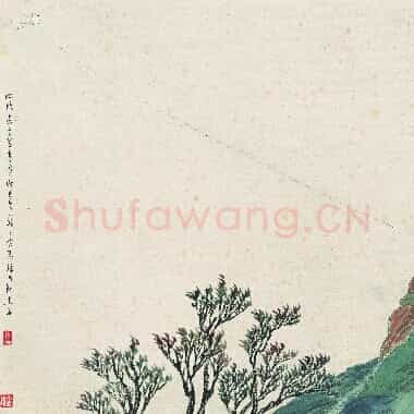 近现代齐白石国画山水作品《春瑦纸鸢图.TIF》高清大图资源下载
