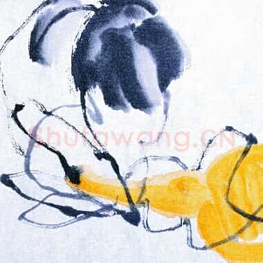 近现代齐白石国画《葫芦-01.TIF》高清大图资源下载