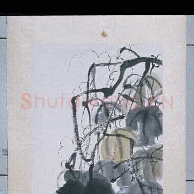 近现代 齐白石国画 葡萄藤扫描 超高清图片网盘下载