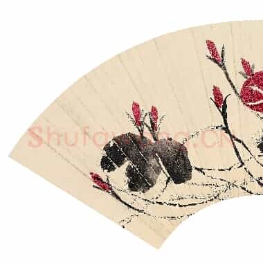 近现代齐白石国画《牵牛花-02.TIF》高清大图资源下载