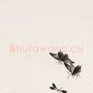 近现代齐白石国画《牵牛花-04.TIF》高清大图资源下载