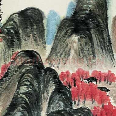 近现代齐白石国画《山水-01.TIF》高清大图资源下载