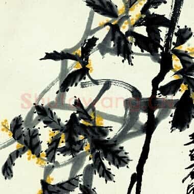 近现代齐白石国画《四条屏-01.TIF》高清大图资源下载