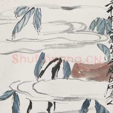 近现代 齐白石国画 桃实图 超高清图片网盘下载