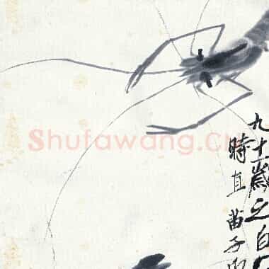 近现代齐白石国画《虾-02.TIF》高清大图资源下载