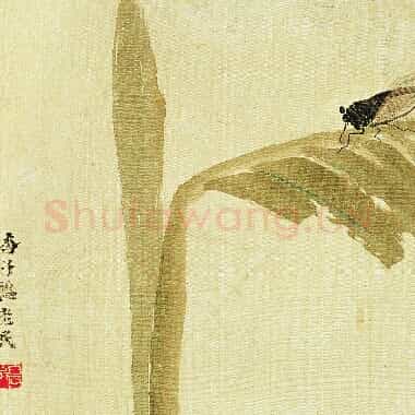 近现代 齐白石国画 知了 超高清图片网盘下载